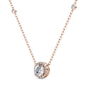 Sacred Circle Necklace Embellished with Crystals from Swarovski¬Æ in Rose Gold