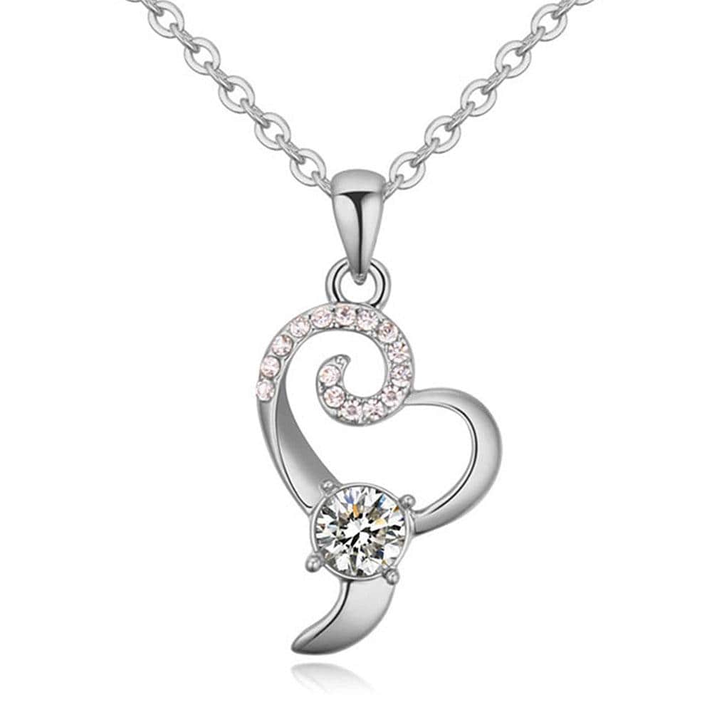 Sparkled Love Necklace Embellished with Swarovski¬Æ crystals