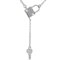 The Lock With Crystal Necklace Embellished with Swarovski¬Æ crystals