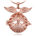 Protection Wing Pendant With Necklace Embellished with Swarovski¬Æ crystals