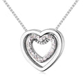 Brilliant Heart Necklace Embellished with Swarovski¬Æ crystals