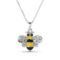 Bumblebee Crystal Necklace