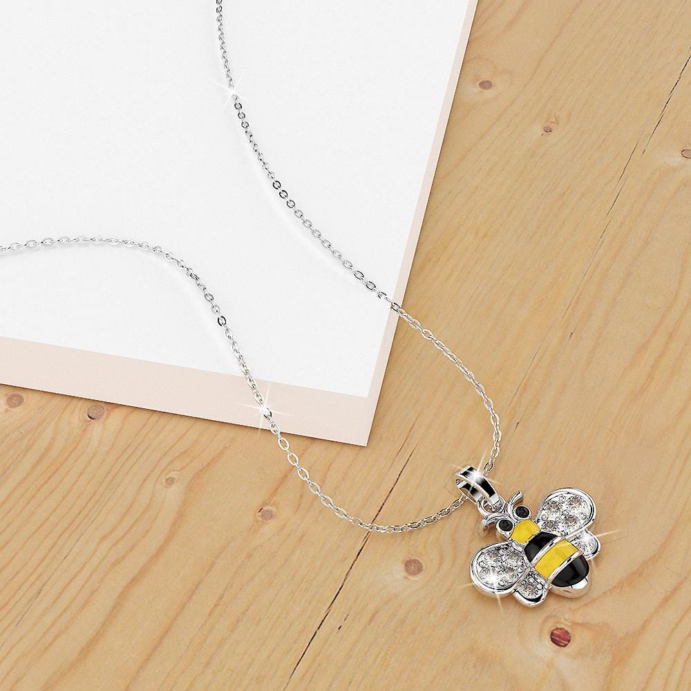 Bumblebee Crystal Necklace