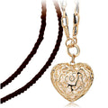 Big Hearted Long Necklace Embellished with Swarovski¬Æ crystals