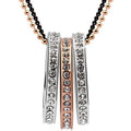 Ring Long Necklace Embellished with Swarovski¬Æ crystals