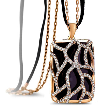 Beatrix Long Necklace Embellished with Swarovski¬Æ crystals