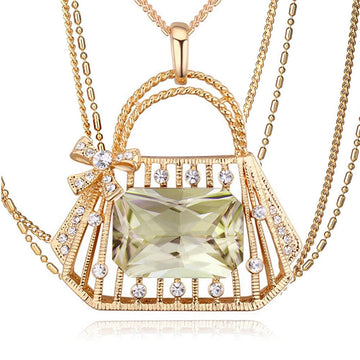 Pamela Handbag Long Necklace Embellished with Swarovski¬Æ crystals