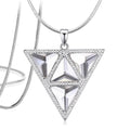 Ancient Trilliant-Cut Crystal Long Necklace Embellished with Swarovski¬Æ crystals