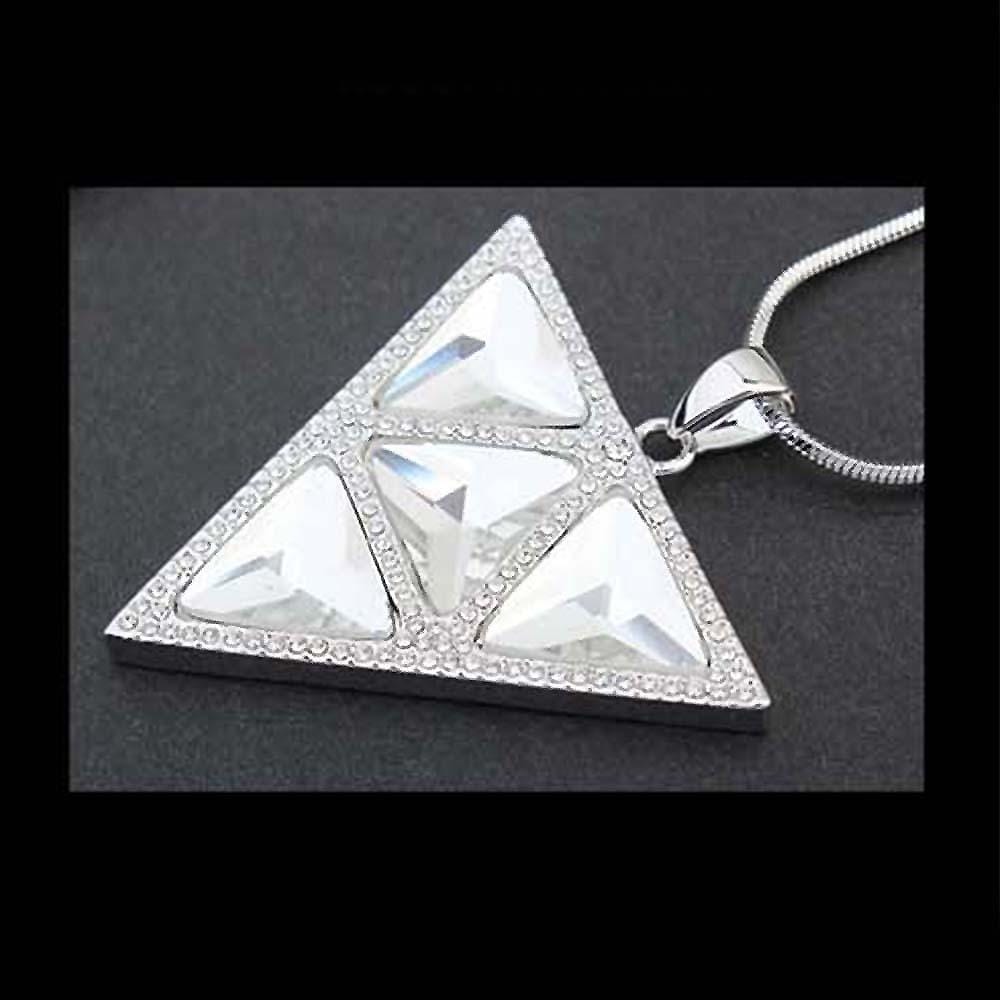 Ancient Trilliant-Cut Crystal Long Necklace Embellished with Swarovski¬Æ crystals