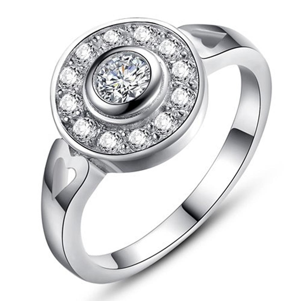 Halo Ring Embellished with  Swarovski® Crystals