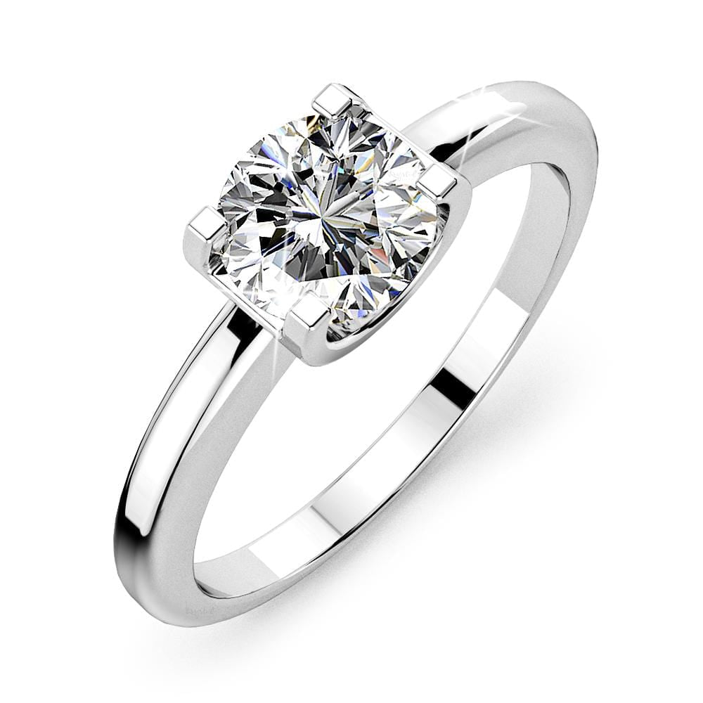 Solitaire Ring Crystal Embellished with  Swarovski® Crystals