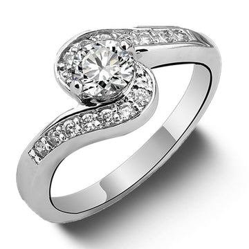 Sidewinder Ring Crystal Embellished with  Swarovski® Crystals