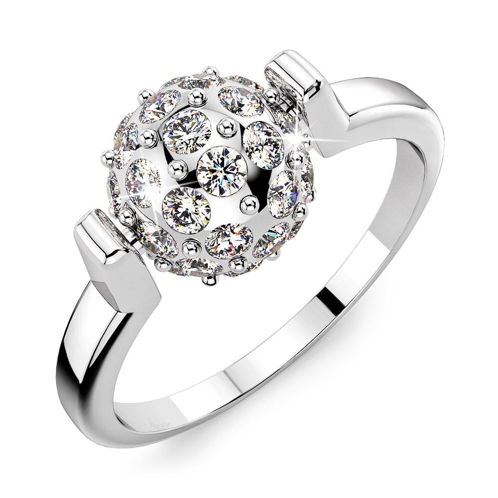 Tension Shamballa Ring Crystal Embellished with  Swarovski® Crystals