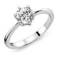 Solitaire Ring Crystal Embellished With SWAROVSKI¬Æ Crystals