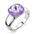 Glitzy Ring Alana Cocktail Ring Purple Embellished With SWAROVSKI¬Æ Crystals