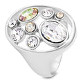 Philomena Cocktail Ring Multi Colour Embellished with  Swarovski® Crystals
