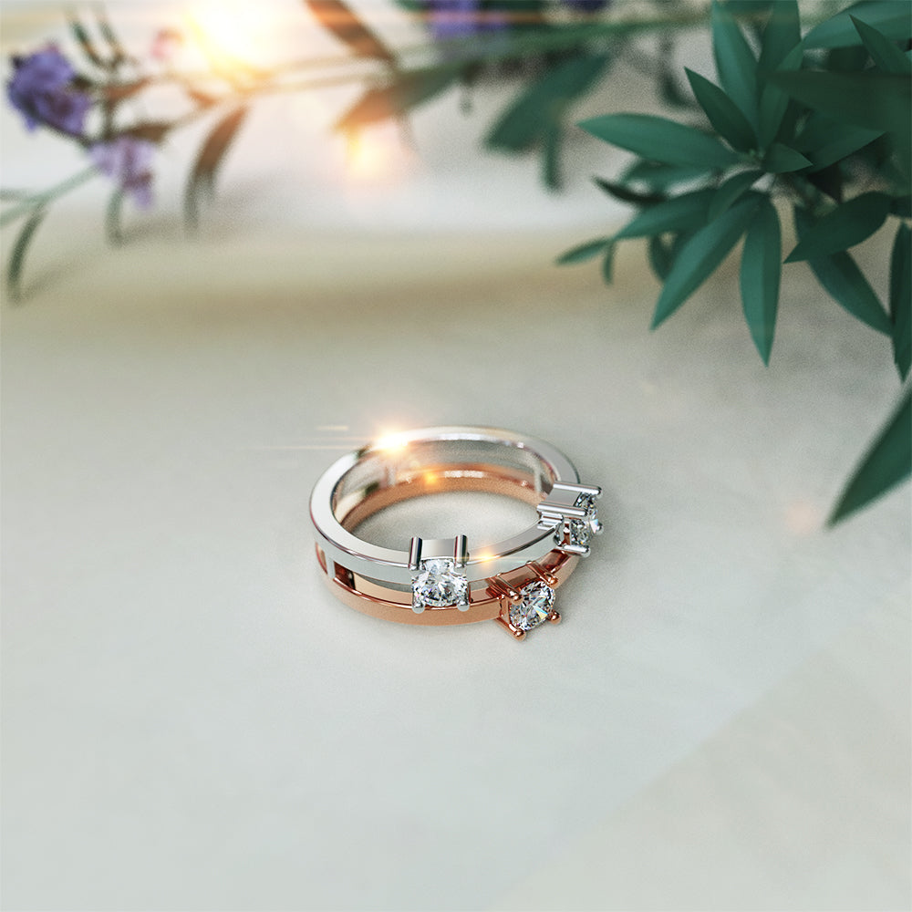 Crystal deals rose ring