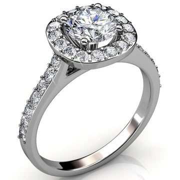 Engagement Ring Embellished With SWAROVSKI¬Æ Crystals