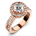 Bloom Halo Ring Embellished With SWAROVSKI¬Æ Crystals