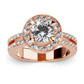 Bloom Halo Ring Embellished With SWAROVSKI¬Æ Crystals