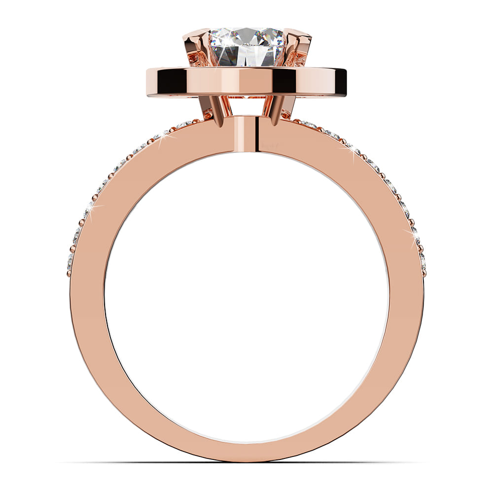 Bloom Halo Ring Embellished With SWAROVSKI¬Æ Crystals