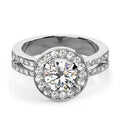 Bloom Halo Ring Embellished with  Swarovski® Crystals