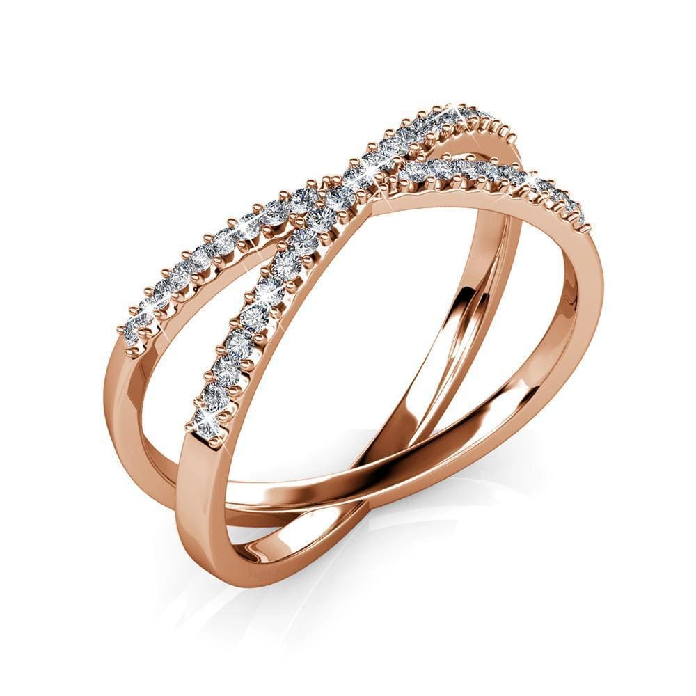 Synergy Ring Embellished with  Swarovski® Crystals