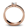 Marian Solitaire Ring Embellished with  Swarovski® Crystals