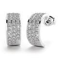 Boxed Geometric Bangle Set Embellished with Swarovski® Crystals