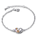 Heart 2 Heart Cosmic Gold Bracelet and Earrings Set Embellished with Swarovski crystals - Brilliant Co