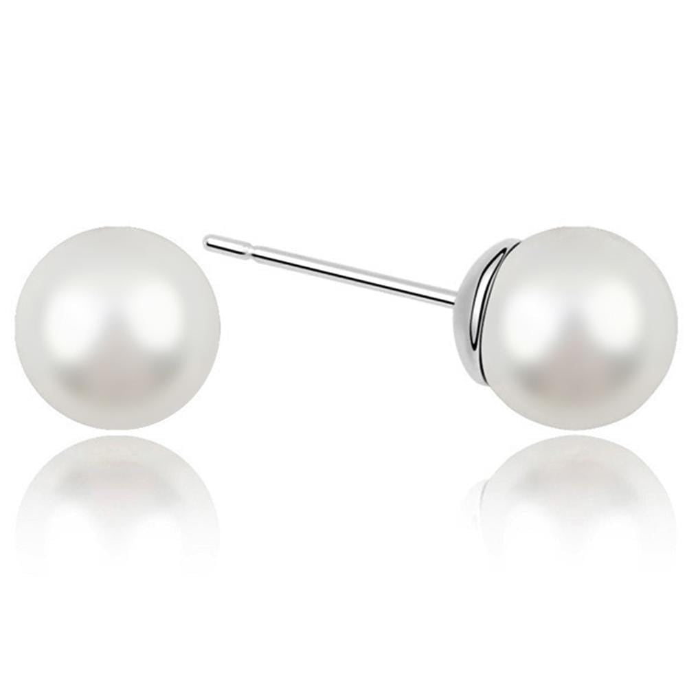 Boxed Pearl Set 3 - White Embellished with Swarovski crystals