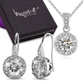 The Halo Set Embellished with Swarovski crystals - Brilliant Co