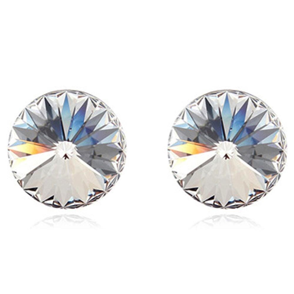 Stardust Single Bracelet and Earrings Set Clear Embellished with Swarovski crystals - Brilliant Co