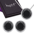 Starlight Black Set Embellished with Swarovski crystals - Brilliant Co