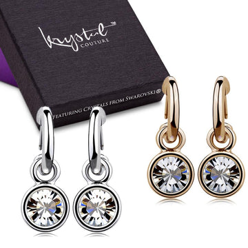 Boxed Earrings Set Embellished with Swarovski¬¨√Ü crystals - Brilliant Co