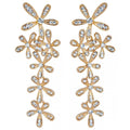 Magnolia Bracelet and Earrings Set Embellished with Swarovski crystals - Brilliant Co