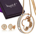 Boxed 2 Pieces Clover Ring Charm Set - Brilliant Co
