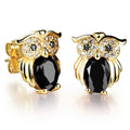 Boxed 2 Pieces Pairsof Owl Earrings Set - Brilliant Co