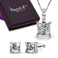 Boxed Necklace And Earrings Set Embellished with Swarovski® crystals - Brilliant Co