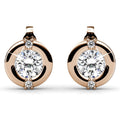 Millionaire Circle Necklace And Earrings Set Embellished with Swarovski crystals - Brilliant Co