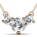 Boxed Brilliant Trilogy Necklace And Earrings Set Embellished with Swarovski crystals - Brilliant Co