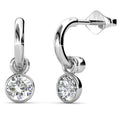 Boxed 2 Pairs Splendid Earrings Embellished with Swarovski® crystals - Brilliant Co