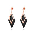 Boxed Butterflies & Geometric Diamond Dangle Earrings Set - Brilliant Co