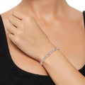 Boxed 3pc 360 Classic Bangle Set Embellished with Swarovski® Crystals