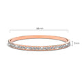 Boxed 3pc 360 Classic Bangle Set Embellished with Swarovski® Crystals