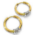 Boxed 2pr Flawless Illusion Hoop Earrings 20mm - Brilliant Co