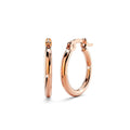 Boxed 3pr Trishia Rose Gold Hoops Earrings Set - Brilliant Co