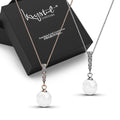 2pc Necklace Set Embellished with Swarovski® crystals - Brilliant Co