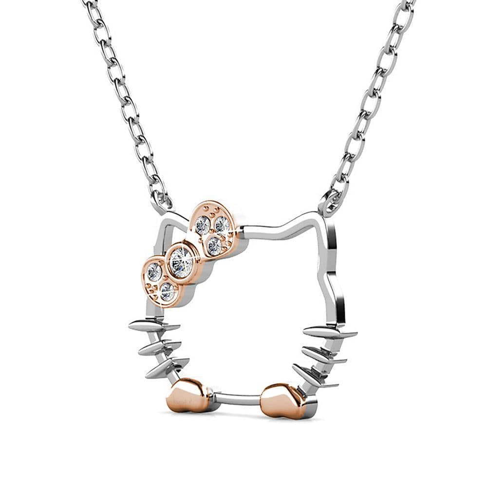 2pc Swarovski Crystal Embellished Necklace Set - Brilliant Co