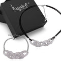 2pc Mesh Crystal Necklace and Bracelet Set Embellished with Swarovski¬¨√Ü crystals - Brilliant Co